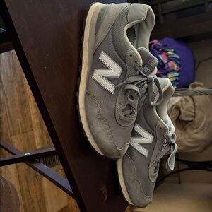 New Balance Gray Sneakers with White Logo